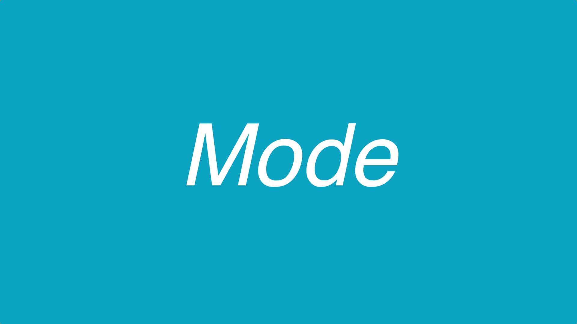 Mode